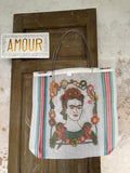 Bolso Mexicano Frida Blanco