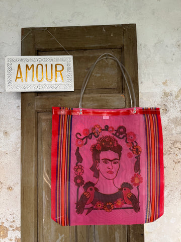 Bolso Mexicano Frida Rosa