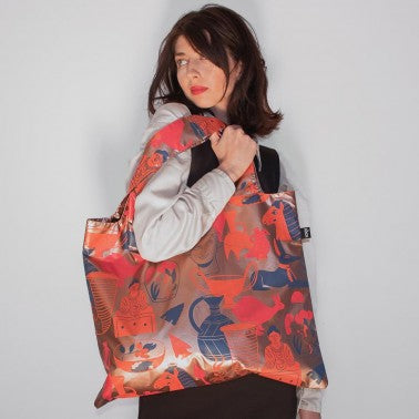 Bolsa Plegable
KIMBERLY CARPENTER metalizado en oro rosa