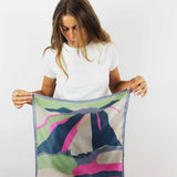 Mini pañuelo 100% seda Vivaro Fucsia