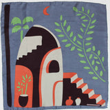 Mini pañuelo 100% seda Kasbah Beige