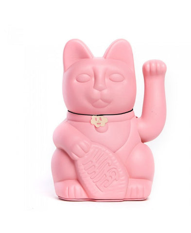 GATO DE LA SUERTE CHINO O LUCKYCAT ROSA CHICLE