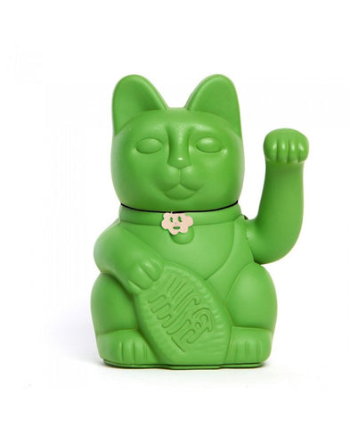 GATO DE LA SUERTE CHINO O LUCKYCAT VERDE HULK