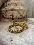 Pulsera Budista / Pan de Oro / TRENZADA ORO