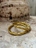 Pulsera Budista / Pan de Oro / DOBLE ORO
