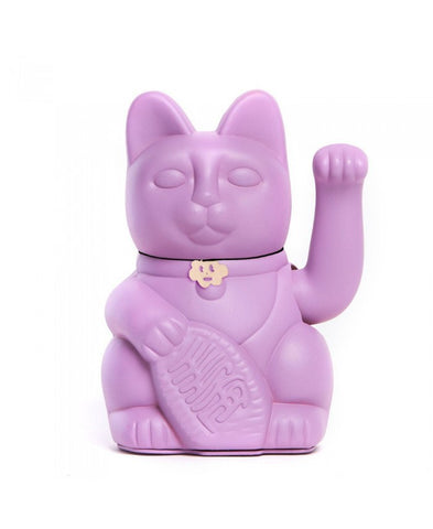 GATO DE LA SUERTE CHINO O LUCKYCAT MALVA