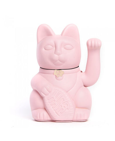 GATO DE LA SUERTE CHINO O LUCKYCAT ROSA PALO