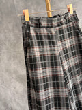 Pantalón baggy cuadros grises