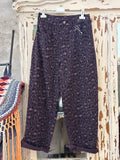 Pantalón animal print morado