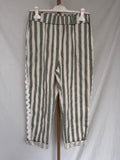 Pantalón rayas verdes