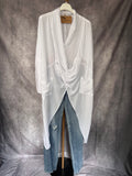Túnica tencel blanca
