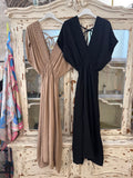 Vestido camel