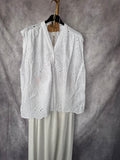 Blusa sin mangas blanca