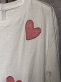 Camiseta corazones