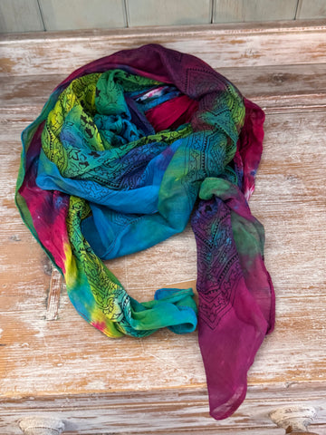 Pañuelo algodón multicolor