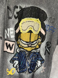 Camiseta Garfield gris