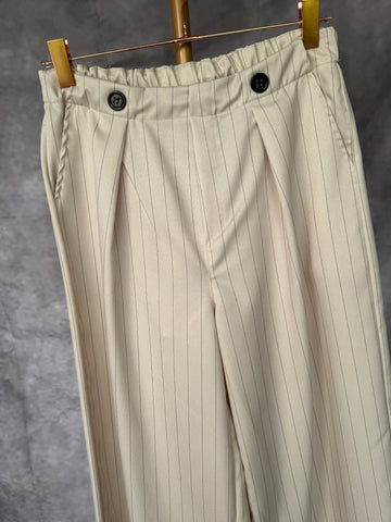 Pantalón rayas blanco
