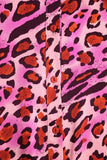 Camisa animal print fucsia