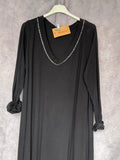 Vestido negro algodón