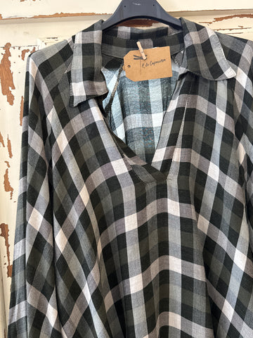 Camisa cuadros verdes