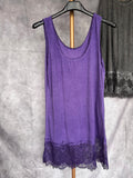 Top lencero morado