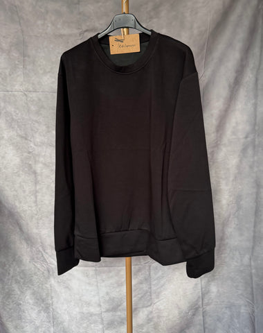 Sudadera básica negra