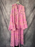 Conjunto cachemira rosa