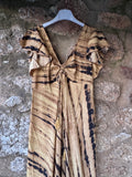 Vestido largo seda