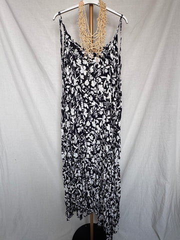 Vestido flores azul