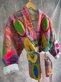 Kimono Cuadros Bordado