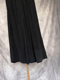 Pantalón ancho micropana negro