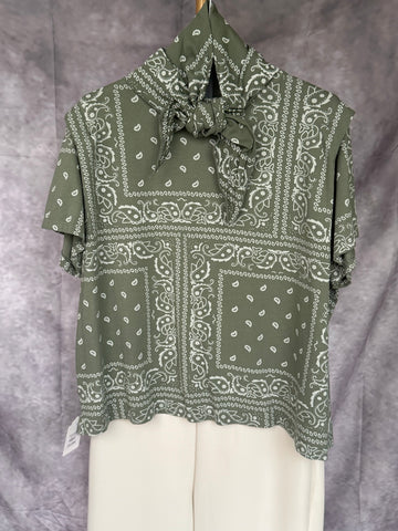 Camiseta pañuelo kaki