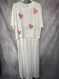 Camiseta corazones