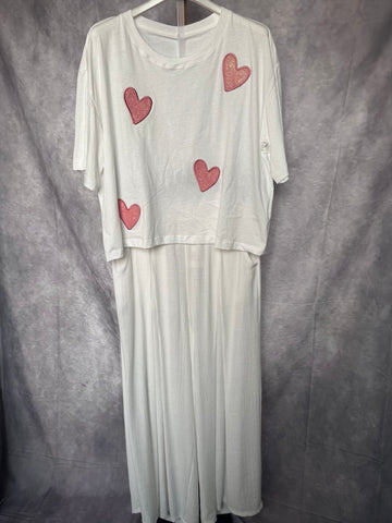 Camiseta corazones