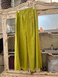 Pantalón palazzo pistacho