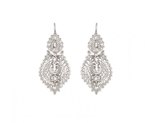 Pendientes Reina S de Plata