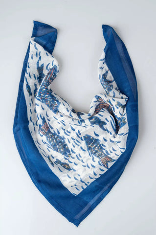 Pañuelo algodón pez