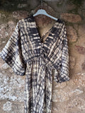 Vestido largo seda