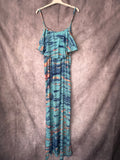 Vestido largo seda