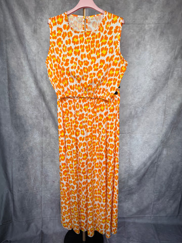 Conjunto print naranja