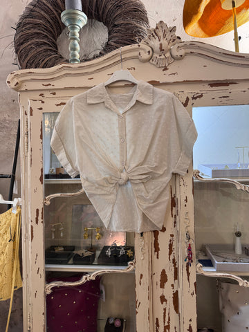 Camisa manga corta piedra