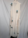 Vestido largo bordados