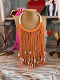 Collar conchas naranja