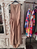 Vestido camel