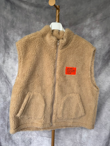 Chaleco Borreguito camel