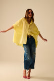 Camisa Oversize amarilla