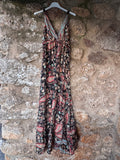 Vestido largo seda
