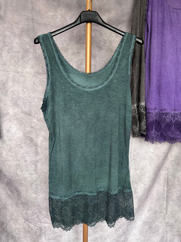 Top lencero verde