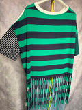 Camiseta flecos