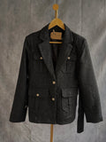 Chaqueta larga con lentejuelas